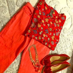 Michael Kors Sz 10 cropped skinny